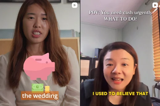 A collage of MariBank's other campaign videos
