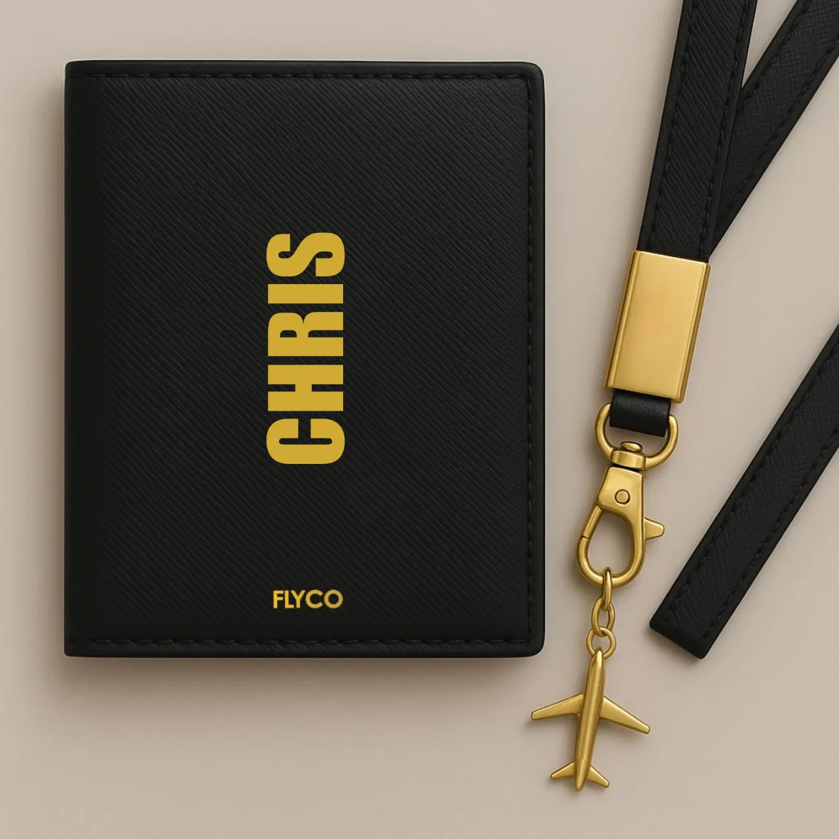 Personalised FLYCO passport cover